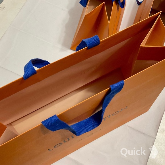 Louis Vuitton Gift Bag and Blue Ribbon - 6 pcs bundle set - Picture 8 of 12